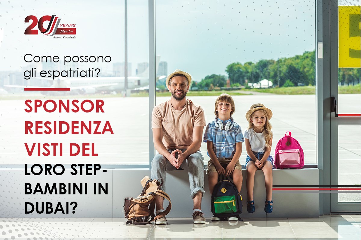 how can expats sponsor residency visa of their step children italian